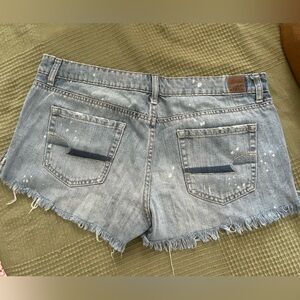 American Eagle Blue Denim Jean Shorts
